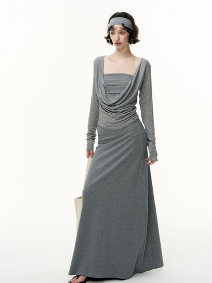 Tencel Lycra swing collar bottoming shirt【s0000013743】