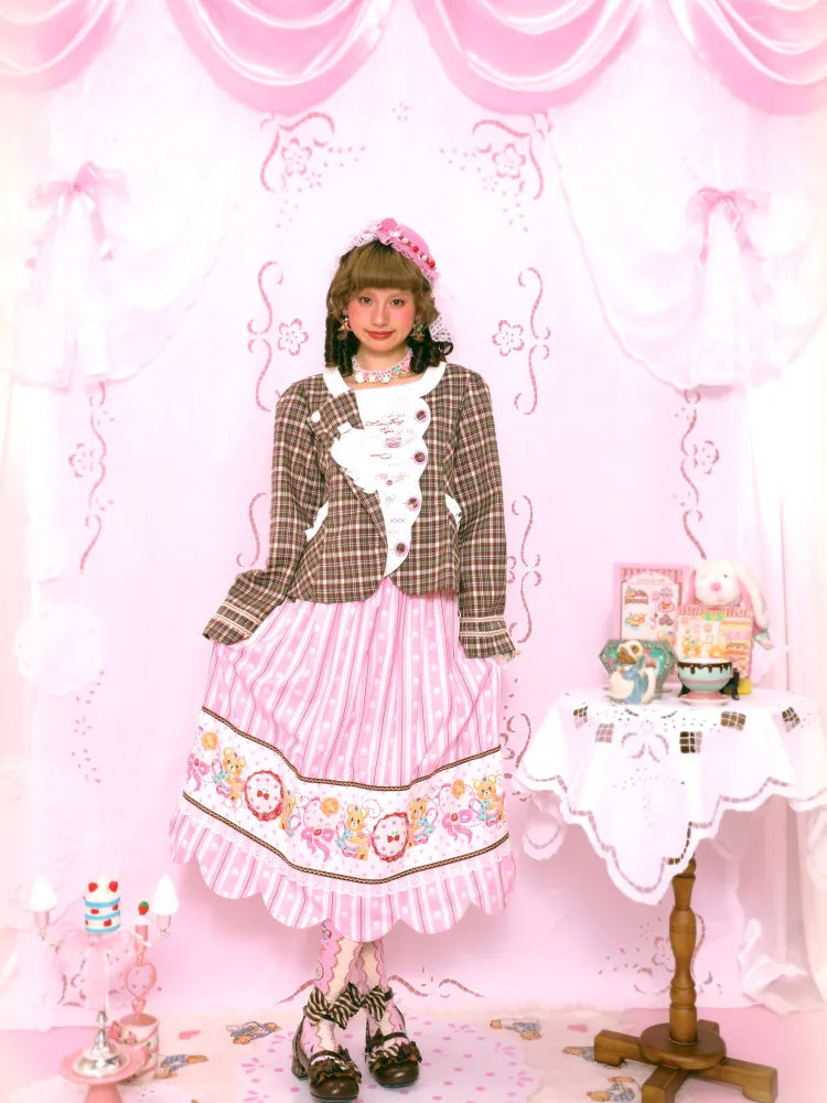 Patchwork Embroidered Tea Break Blazer【s0000014160】