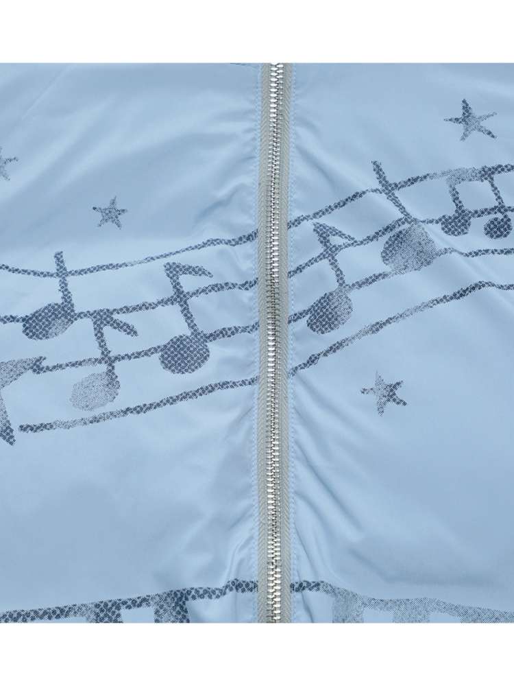 Dreamcore Blue Gray Reversible Padded Jacket【s0000014698】