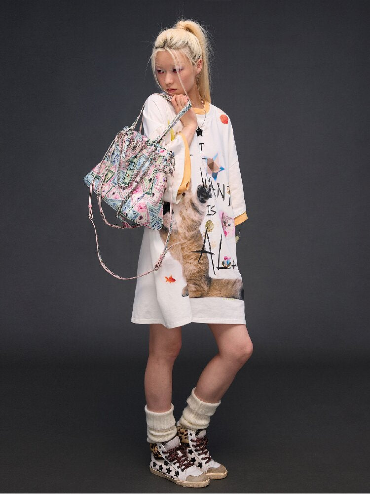 Money Print Multi Bag Crossbody Bag【s0000017842】
