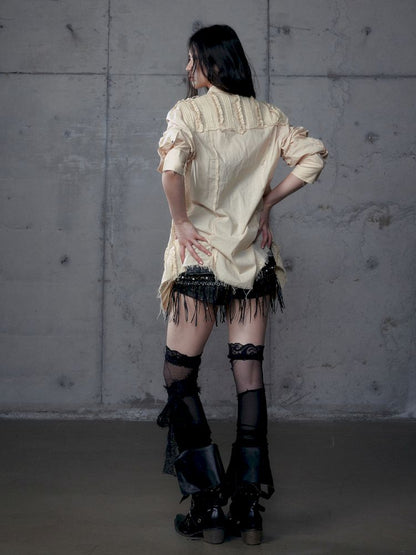 Scrappy Sunscreen Long Sleeve Shirt【s0000013470】