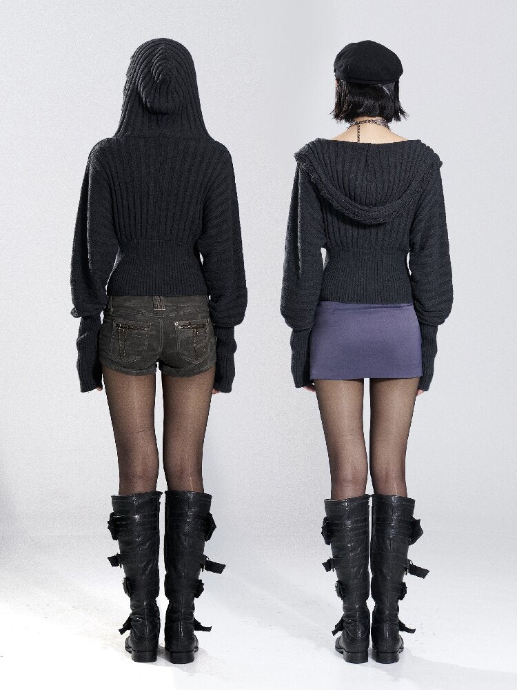 Indigo Ring Tie-Up Skirt Pants【s0000018476】