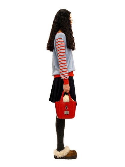 Custom Rabbit Book Basket Bag【s0000016079】