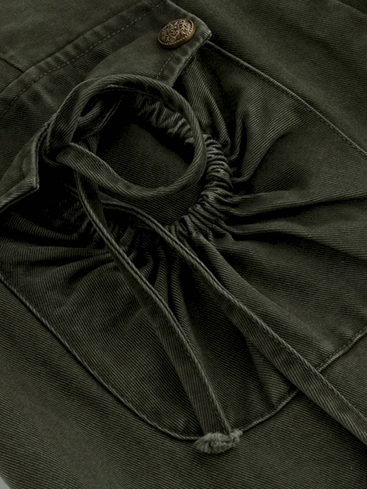 Distressed Pocket Cropped Pants【s0000014428】