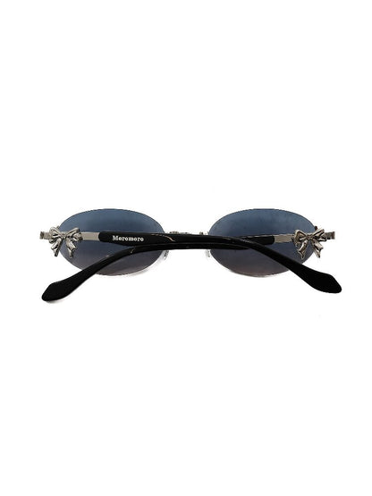 Metal Bow Rimless Glasses【s0000016134】