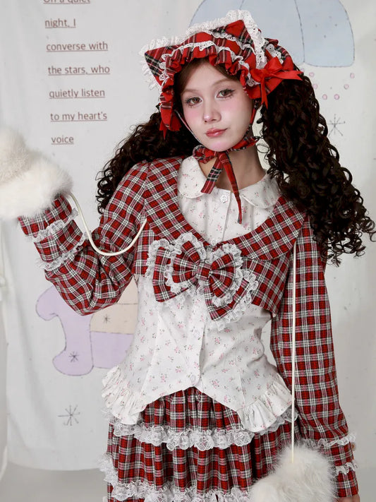 Girly Bow Long-Sleeve Jacket【s0000014104】