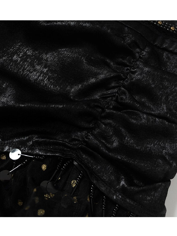 French Palace Satin Mermaid Skirt【s0000017238】