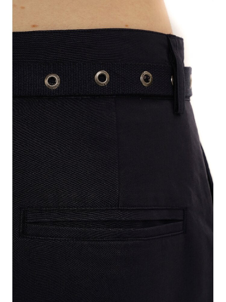 Long Staple Cotton Cargo Trousers【s0000016138】