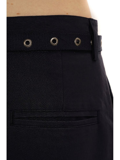 Long Staple Cotton Cargo Trousers【s0000016138】