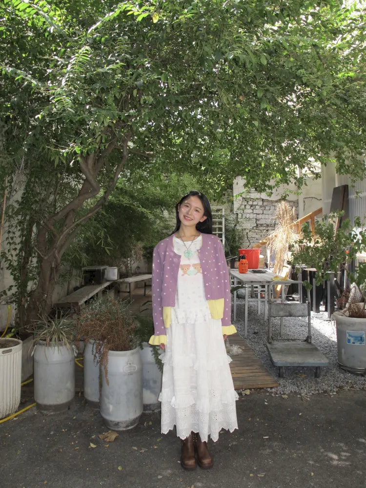 Fake Two-Piece Cardigan Sweater【s0000014169】