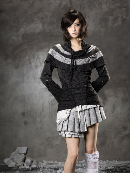 Multi-layer Pleated Short Skirt【s0000015951】