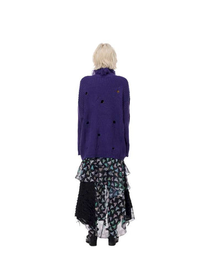 Electric Moon High Collar Sweater【s0000015114】