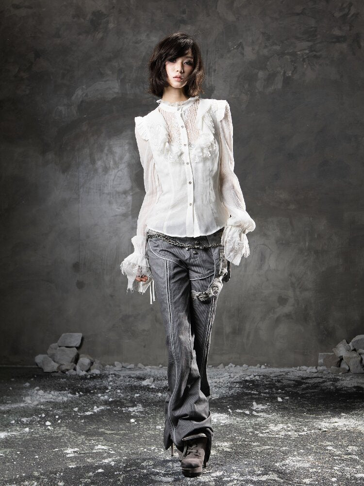 Multi-Wear Straight Flared Pants【s0000015955】