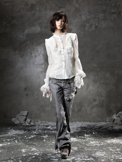 Multi-Wear Straight Flared Pants【s0000015955】