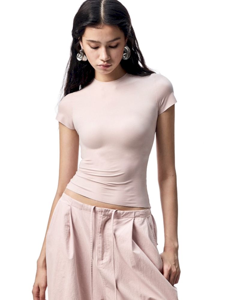 High elastic antibacterial short-sleeved T-shirt【s0000012401】