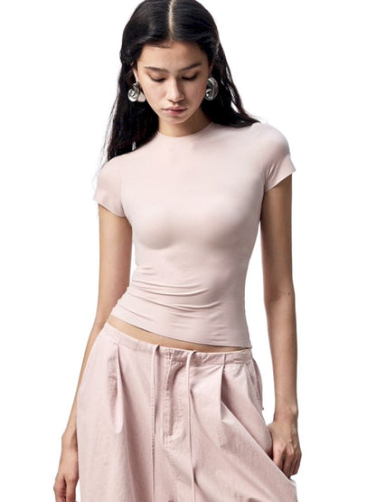 High elastic antibacterial short-sleeved T-shirt【s0000012401】