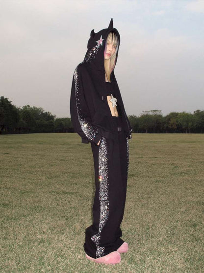 Horse Crying Unicorn Sweatshirt【s0000015384】