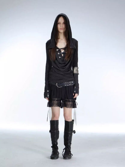 Vintage Lace Fluffy Bloomer Shorts【s0000015908】