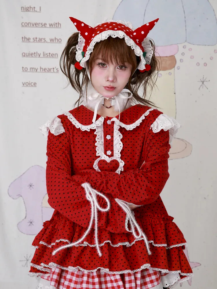 Cute Girl's Christmas Sweatshirt【s0000014108】