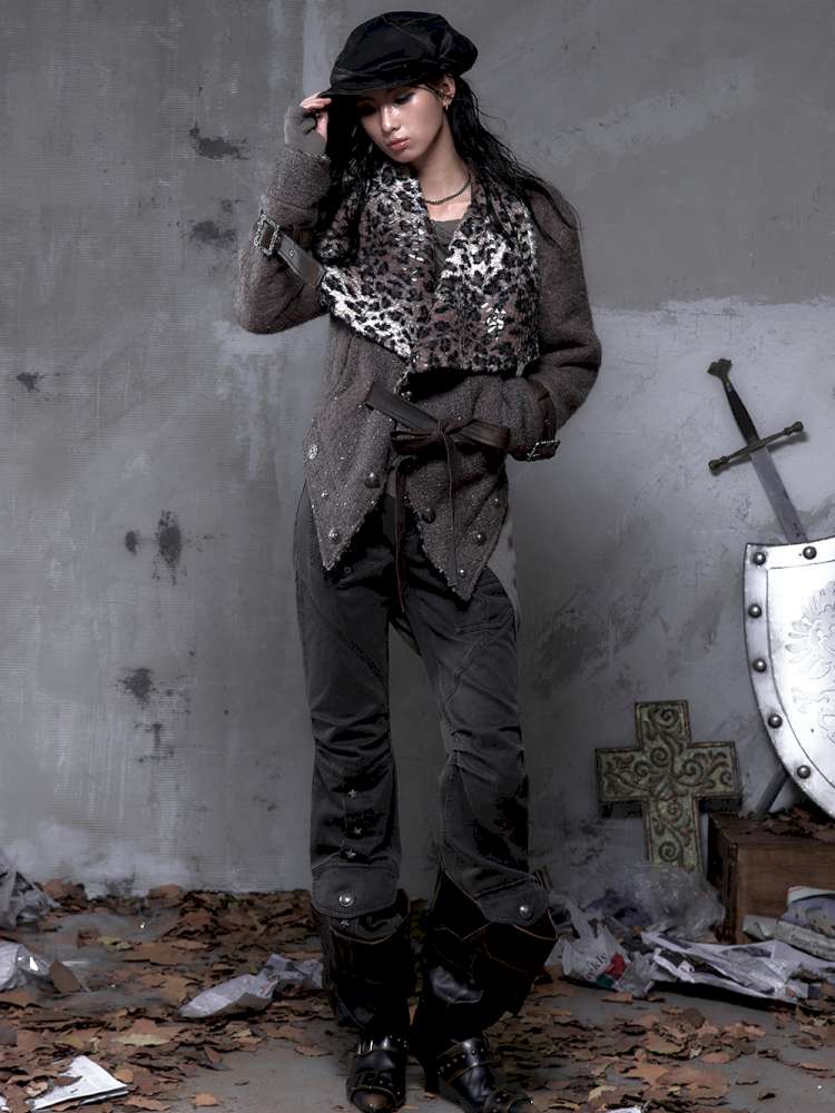 Chanel-Style Reversible Fleece Coat【s0000014462】