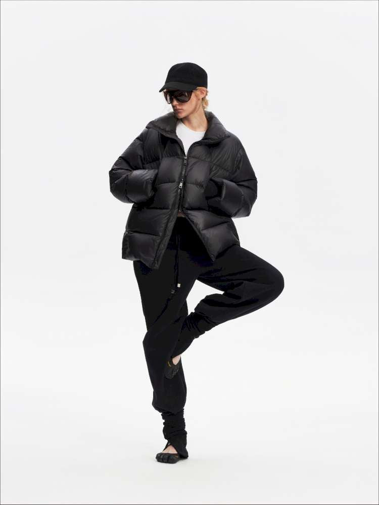 Winter Stand Collar Black Warm 90 Down Jacket【s0000014871】