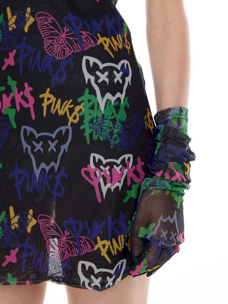 Slim-fit elastic punk Y2K dress【s0000012984】