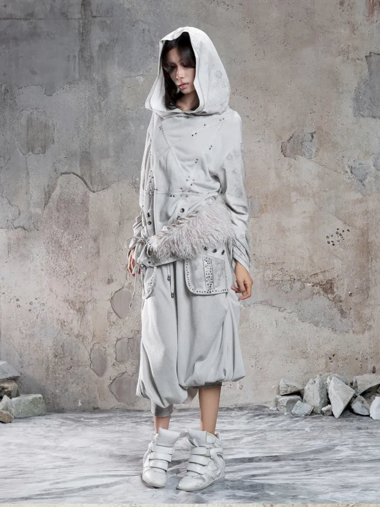 Color-Blocked Oversized Sweatshirt【s0000014135】