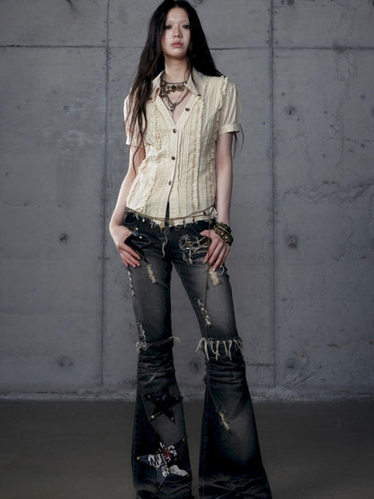 Micro Slim Washed Jeans【s0000013474】