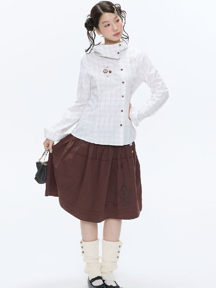 Retro Love Lock Vine Short Skirt【s0000016375】