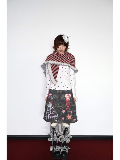 Knitted Lace Multi Wear Skirt【s0000018662】