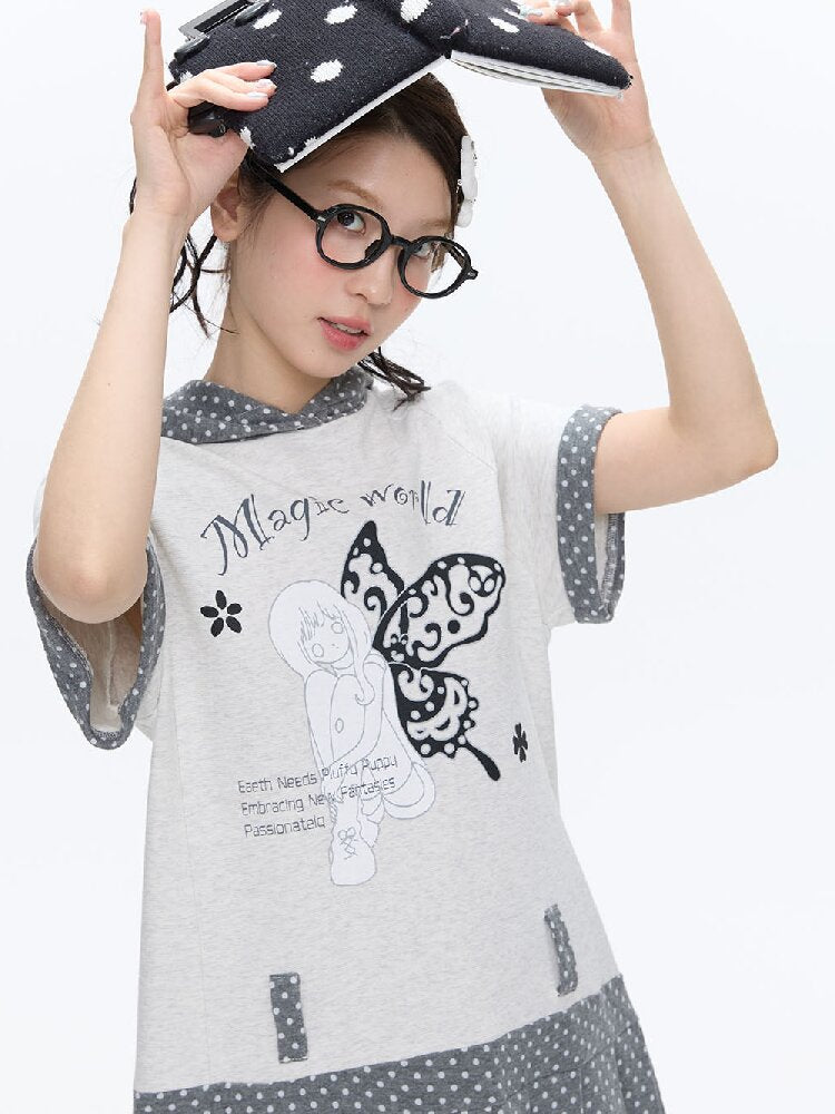 Glitter Pink Print Sweatshirt【s0000016379】