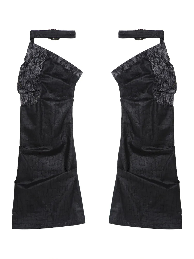 Layered Coolness Loose Leather Leggings【s0000014132】