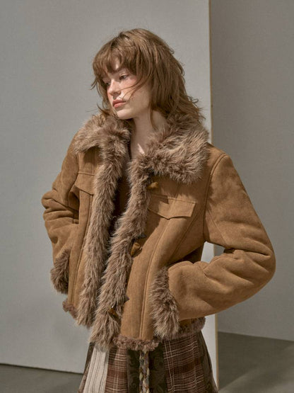 Faux Fur Collar Jacket【s0000014409】