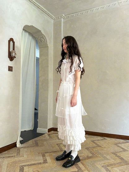 Short-sleeved cotton shirt【s0000012762】