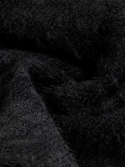 Striped Distressed Hooded Top【s0000014674】