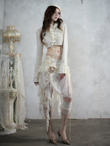 Vintage Court Baroque Mermaid Skirt【s0000017990】