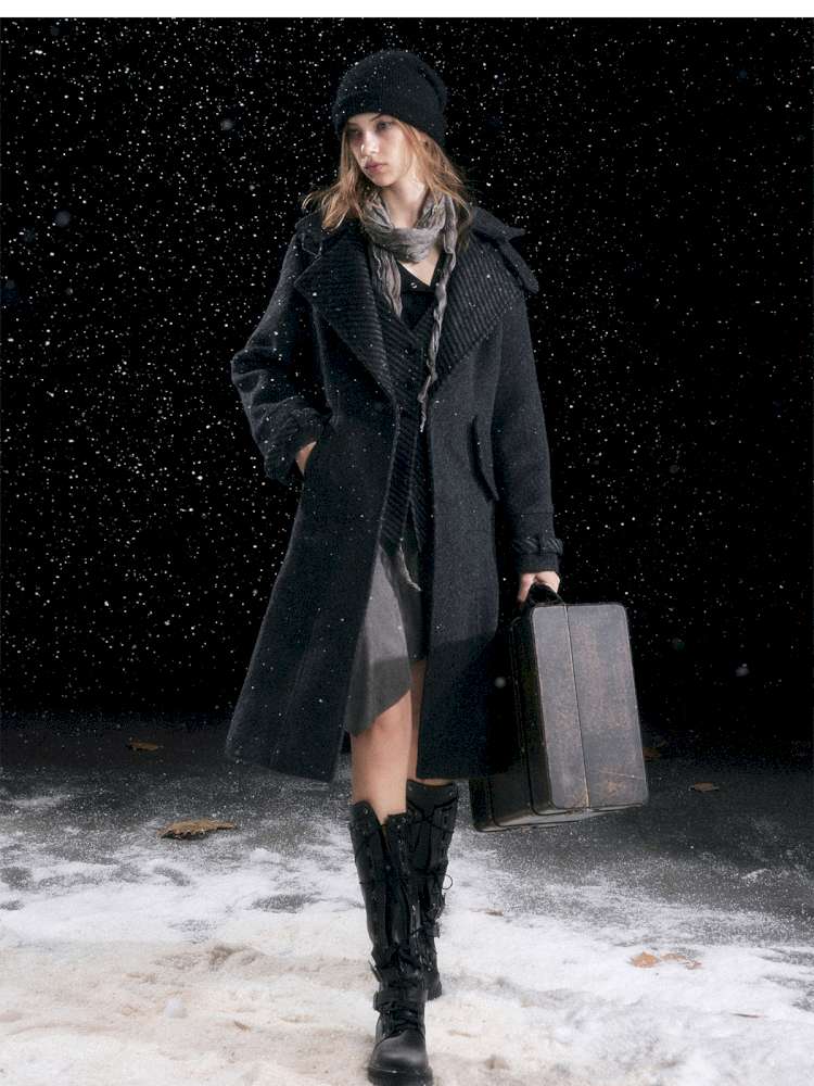 Court Knight Vest Tweed Coat【s0000014670】