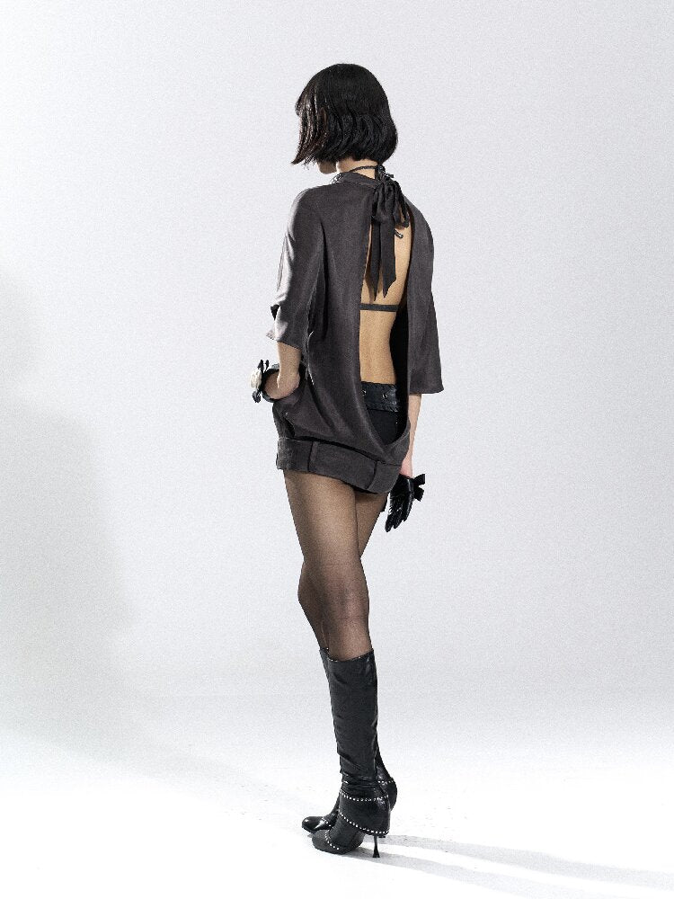Halter Multi-Wear Printed T-Shirt【s0000018479】