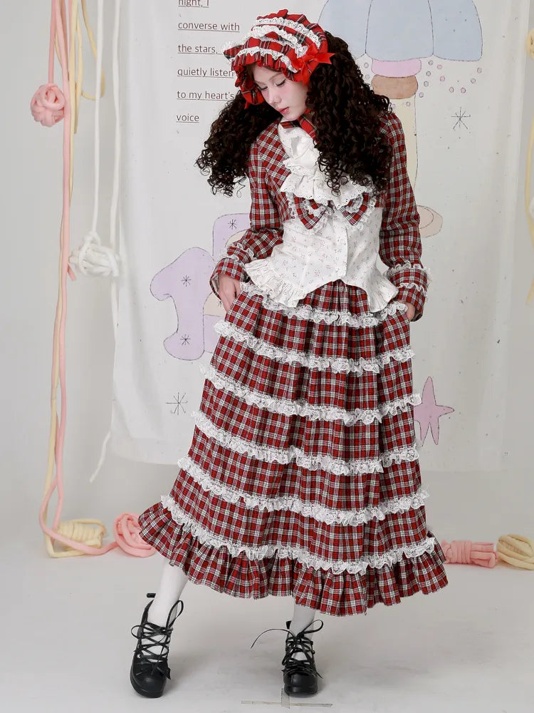 Lolita Showa-Era Girl Adorable Niche Half-Skirt【s0000014105】