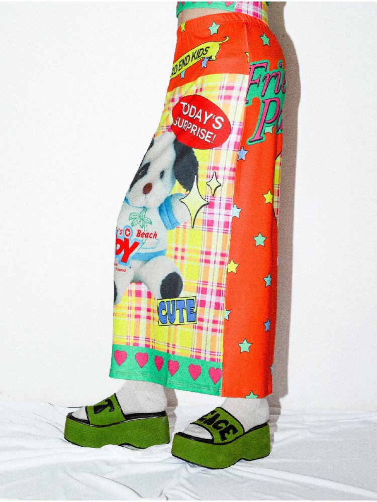 Reversible American Print Skirt【s0000016699】