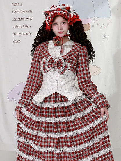 Girly Bow Long-Sleeve Jacket【s0000014104】