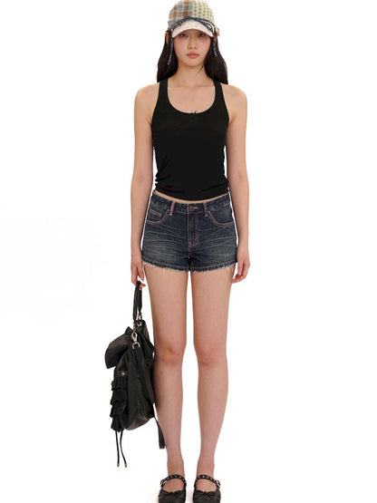 Lace bow casual lazy camisole undershirt【s0000013437】