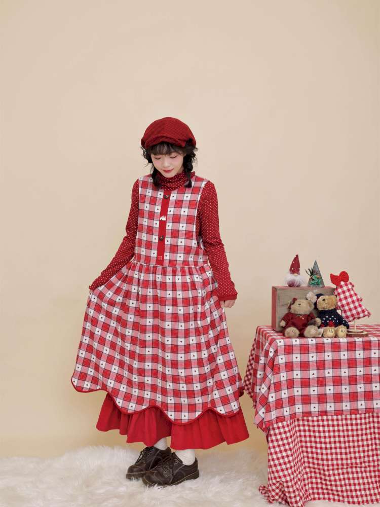 Polka Dot Puppy Lace Elastic Shirt【s0000015101】