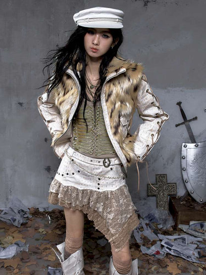 Heavy Work Irregular Piece Culottes【s0000014654】