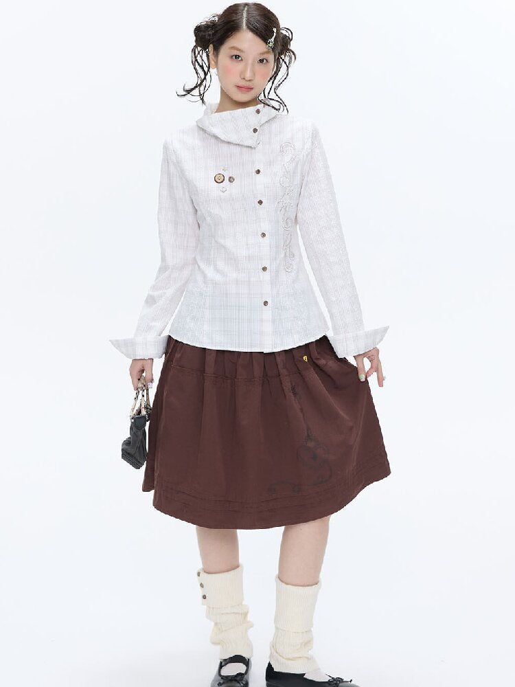 Retro Love Lock Vine Short Skirt【s0000016375】