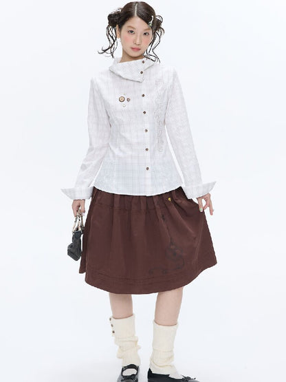 Retro Love Lock Vine Short Skirt【s0000016375】
