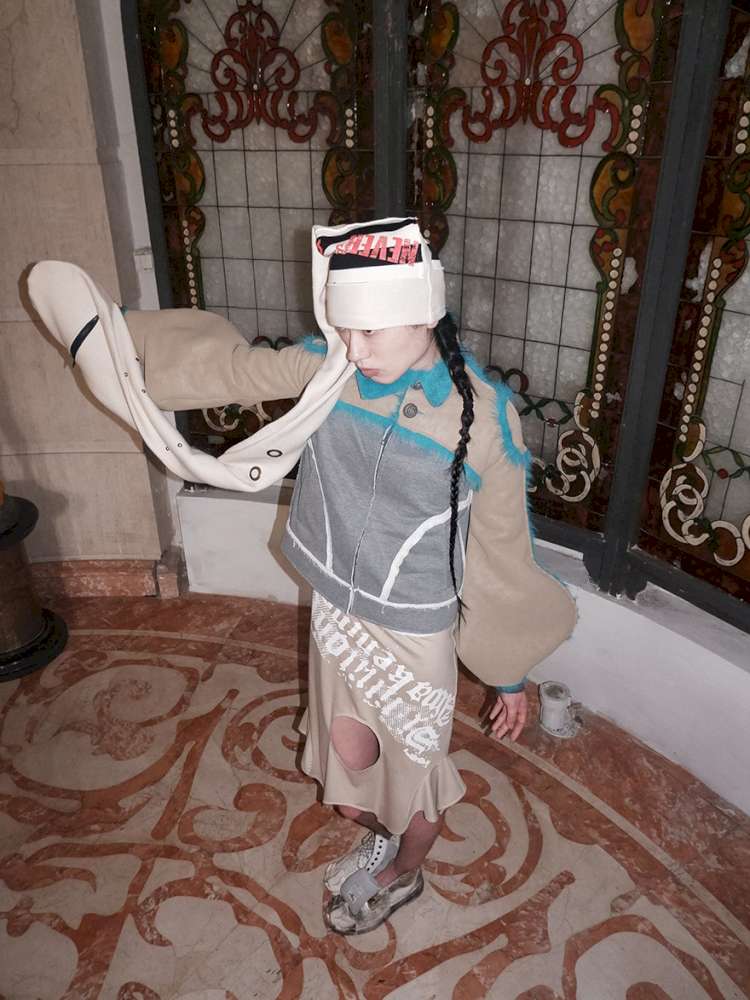 Fur Paneled Polar Fleece Coat【s0000015148】