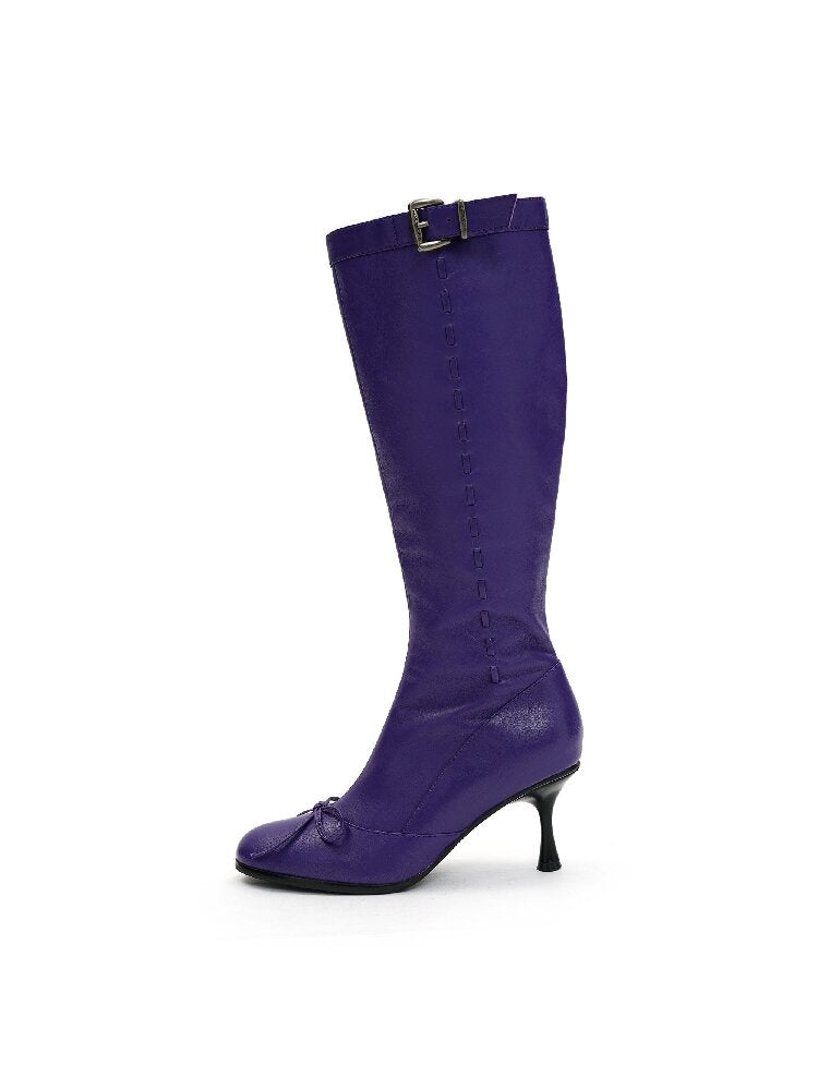 Sheepskin Ballet Stiletto Boots【s0000016129】