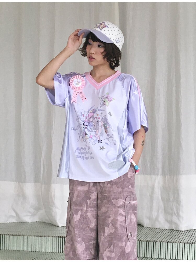 Spliced Short Sleeve Jersey【s0000016667】