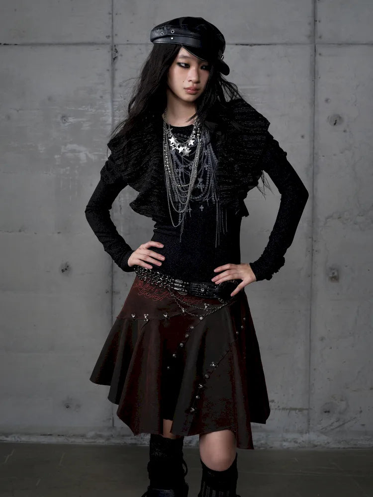 Puff Sleeves Round Neck Long Sleeve Base【s0000013956】